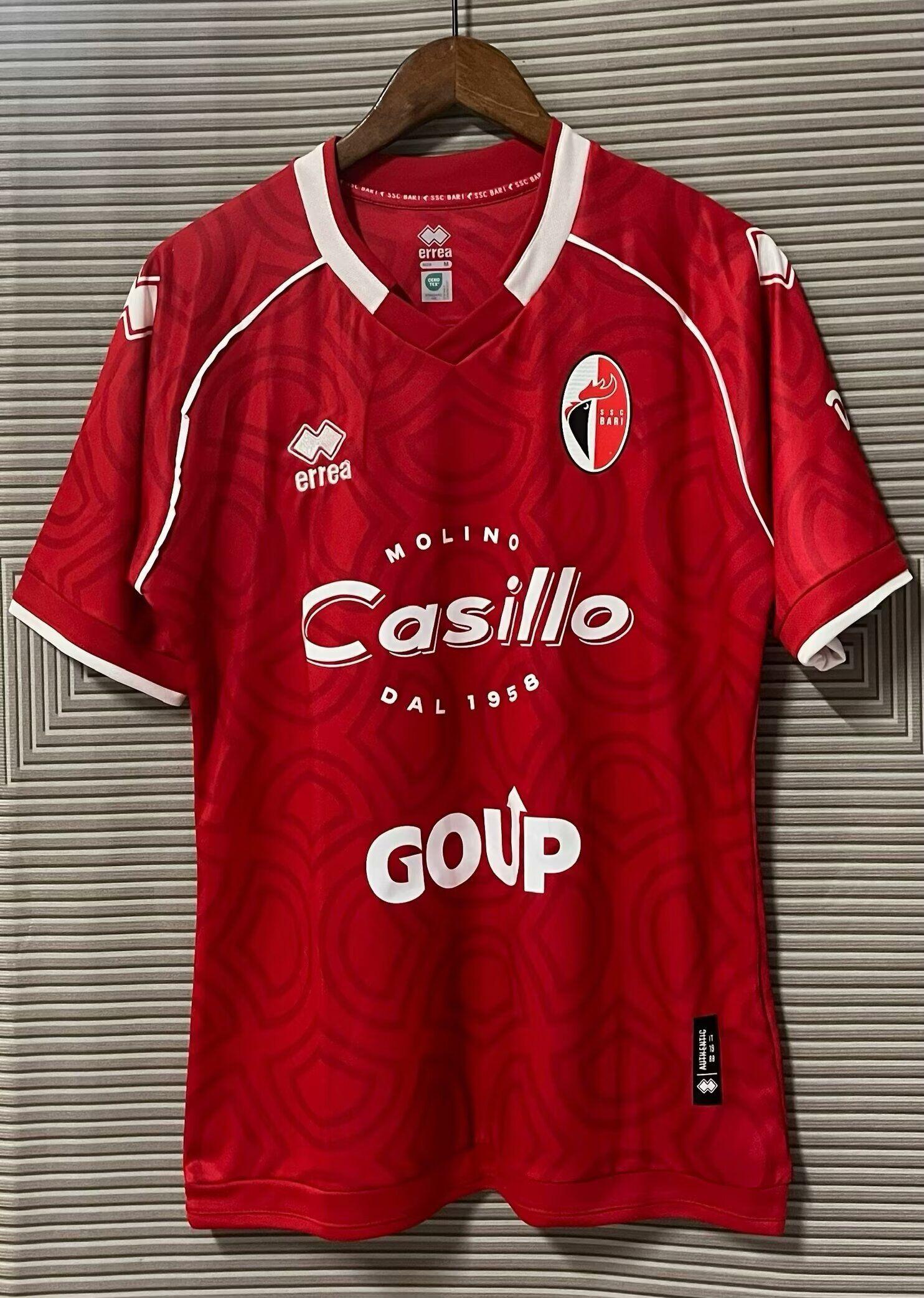 AAA Quality Bari 24/25 Away Red Soccer Jersey